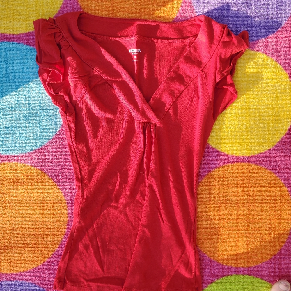 Express v-neck top